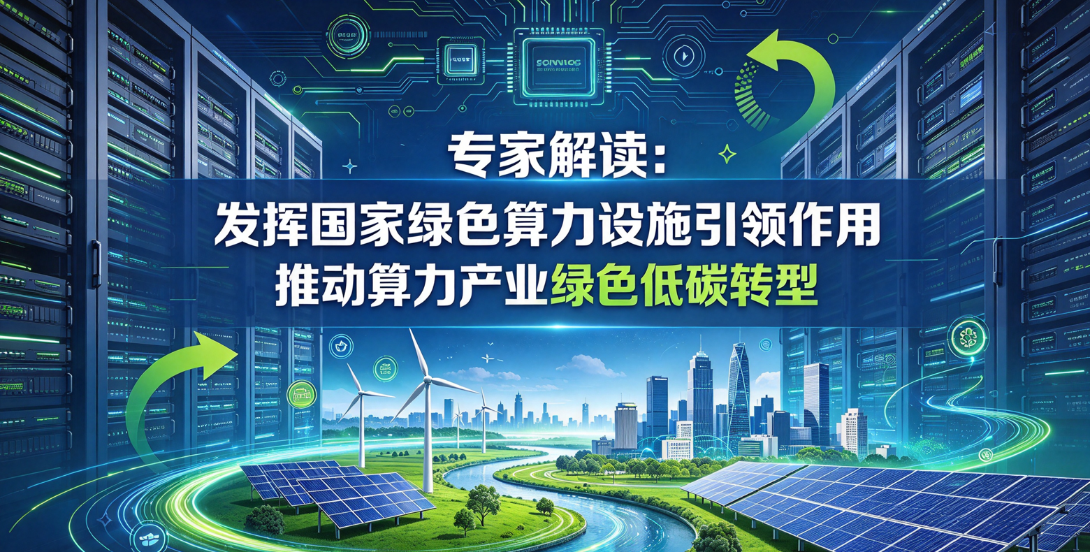 专家解读：发挥国家绿色算力设施引领作用 推动算力产业绿色低碳转型
